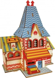 Woodcraft puzzle 3D in legno fioraio