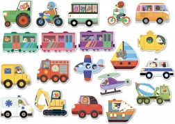 Magneti di legno Vilac Trasporti