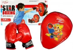 Set da boxe per bambini con guantoni e protezioni