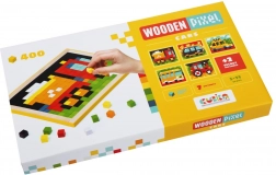 CUBIKA 14903 Pixel IV auto - mosaico in legno con 400 tasselli e 7 modelli