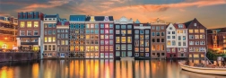 Puzzle panoramico Amsterdam Luminoso 1000 pezzi