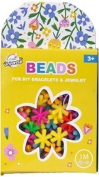 Set di perline a forma di stelle con cordino 1 m