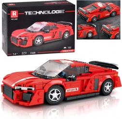 Costruzioni tecniche – coupé sportivo rosso, 373 pezzi