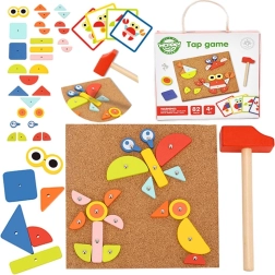 Giocattolo a Martello in Legno Woopie Green