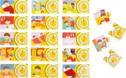 Small Foot Puzzle in legno Orologio