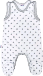 Tutina neonata New Baby Classic II grigia con stelline