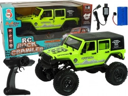 Auto RC fuoristrada ROCK CRAWLER 2,4 GHz 4x4 – verde