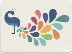 Vilac Colori ad Acquerello con Motivo di Pavone