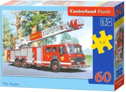 Puzzle per bambini Camion dei pompieri da 60 pezzi