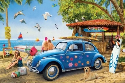Puzzle Eurographics VW Maggiolino e Surfisti 1000 pezzi