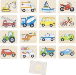 Goki memory in legno – mezzi di trasporto