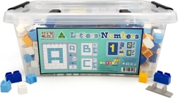 Set didattico Little Architect – lettere e numeri, 630 pezzi