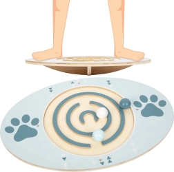 Tavola di equilibrio in legno con biglie Small Foot