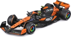 bburago 1:43 formula f1 mclaren mcl38 2024 senna edition con pilota e scatola decorativa