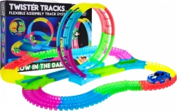 Pista da corsa illuminata con loop e macchinina LED per bambini dai 3 anni