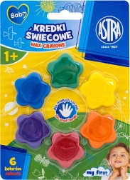 Astra Baby pastelli a cera a forma di stellina 6 pz
