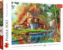Puzzle 500 pezzi – casetta sul fiume TREFL