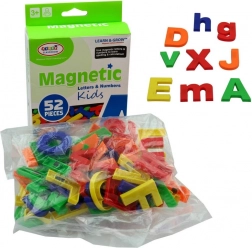 Lettere colorate magnetiche 52 pezzi