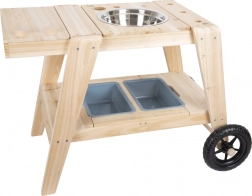Cucina da esterno in legno per bambini small foot – compatta e mobile mud kitchen