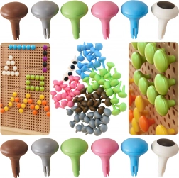 Masterkidz picchetti colorati Jumbo per lavagne STEM 64 pezzi - 6 colori