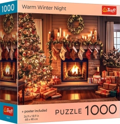 Puzzle Notte invernale avvolgente 1000 pezzi TREFL