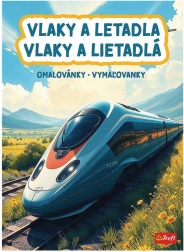 Album da colorare treni e aerei 20 × 27,5 cm