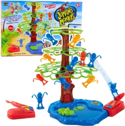 Gioco di abilità per famiglie Scimmiette saltellanti – albero con laghetto