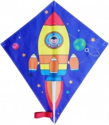 Aquilone volante Razzo spaziale 70x60 cm