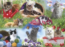 GIBSONS Puzzle Mettiamo insieme: Gatti 12 pezzi