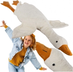 Grande oca di peluche 130 cm per bambini