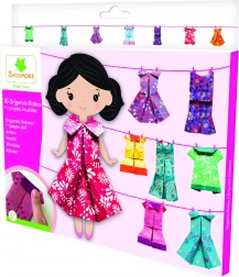 Pockets origami vestitini per bambola di carta