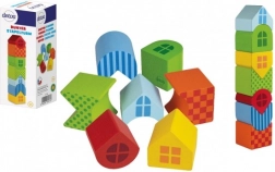 Torre impilabile colorata DETOA in legno (7 pezzi)