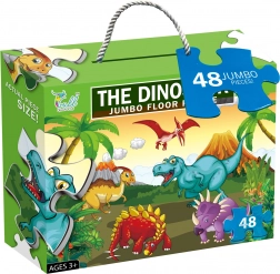 Puzzle da pavimento Dinosauri maxi