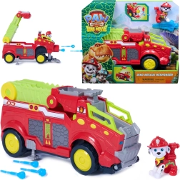 PAW Patrol Dino Rescue Responder – veicolo dei pompieri di Marshall con personaggio e proiettili (25 cm)