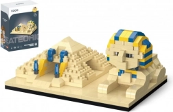 Mini set di costruzione KOCO piramide e Sfinge, 410 pezzi