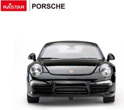 Modello in metallo 1:24 Porsche 911 nero RASTAR