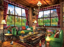 Puzzle Eurographics Chalet accogliente 1000 pezzi