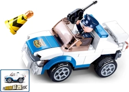 Sluban Polizia auto a molla della pattuglia