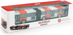 Autobus snodato in metallo PID Praga rosso 18 cm