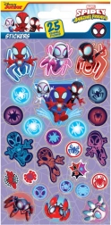 Adesivi riutilizzabili SPIDEY – set da 25 pezzi
