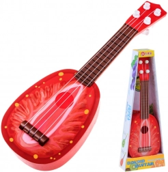 Ukulele per bambini – chitarrina in plastica 37 cm – Rosso