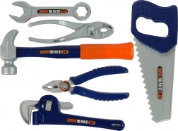 Set di attrezzi per bambini con viti, martello e sega