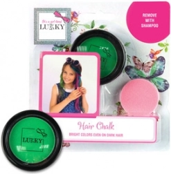 Gessetto per capelli Lukky con applicatore verde