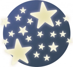 Djeco adesivi fosforescenti da parete stelle