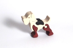 Puzzle in legno ad incastro – cagnolino