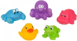 Giocattolo da bagno Akuku animaletti piccoli, set 5 pezzi