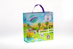 Casa Flockies per animali con figurina gatto Caroline