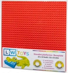 Piastra di base da costruzione 32×32 rossa