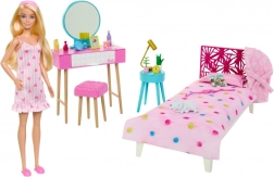 Barbie – set camera da letto con bambola