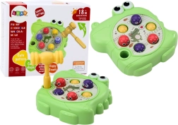 Gioco di abilità con coccodrillo e martelletto